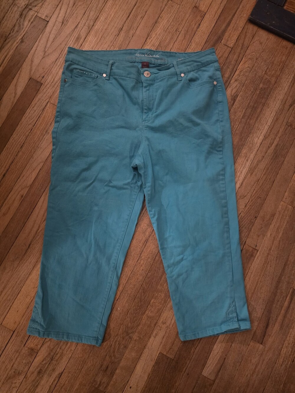 Gloria Vanderbilt Teal Relaxed Men's Jeans